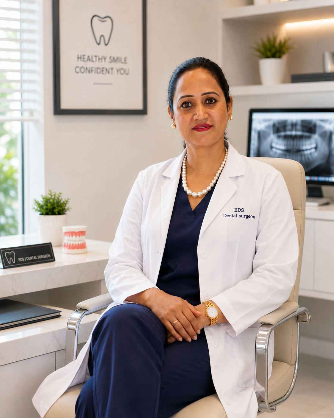 Dr. Parmeet Kaur Randhawa, dental practitioner at Randhawa Hospital